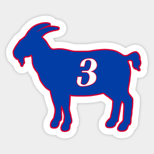 Allen Iverson Philadelphia Goat Qiangy Sticker